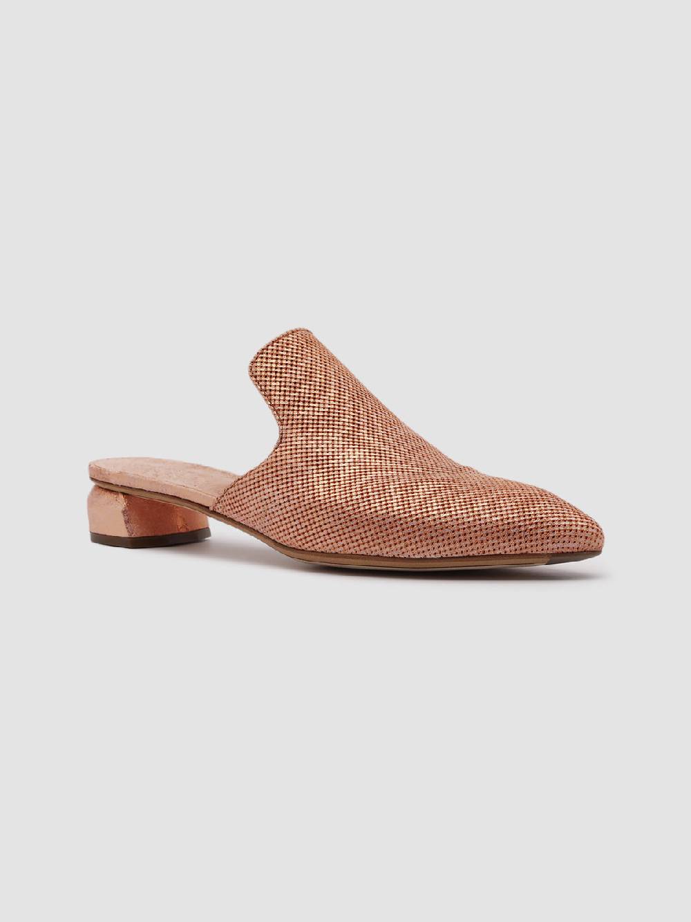 Officine Creative SAUVANNE 006 Sabot in Pelle Marrone Vendite Flash
