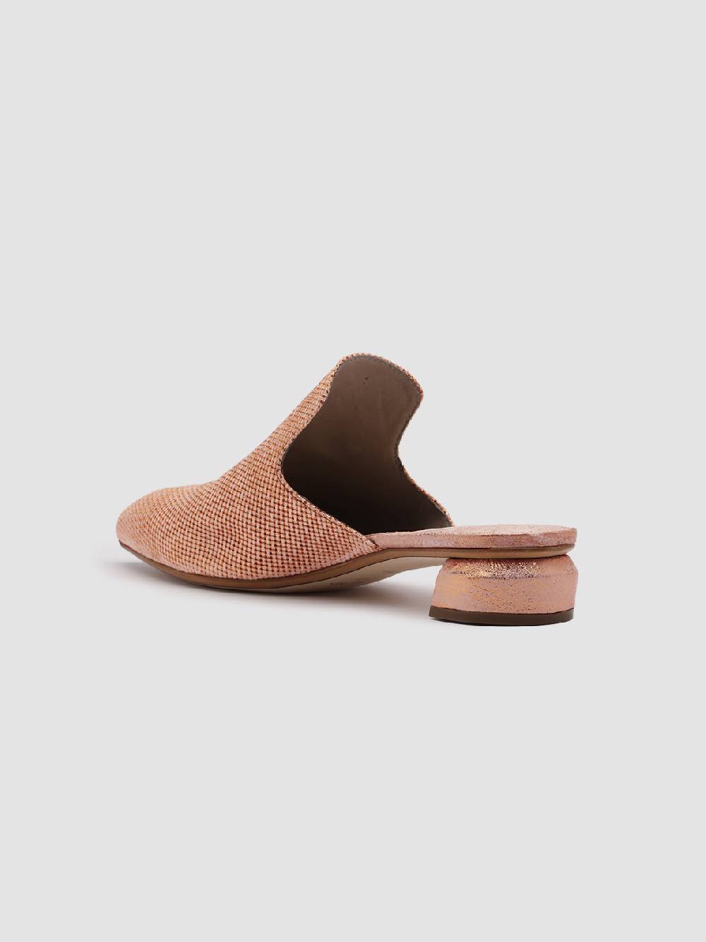 Officine Creative SAUVANNE 006 Sabot in Pelle Marrone Vendite Flash