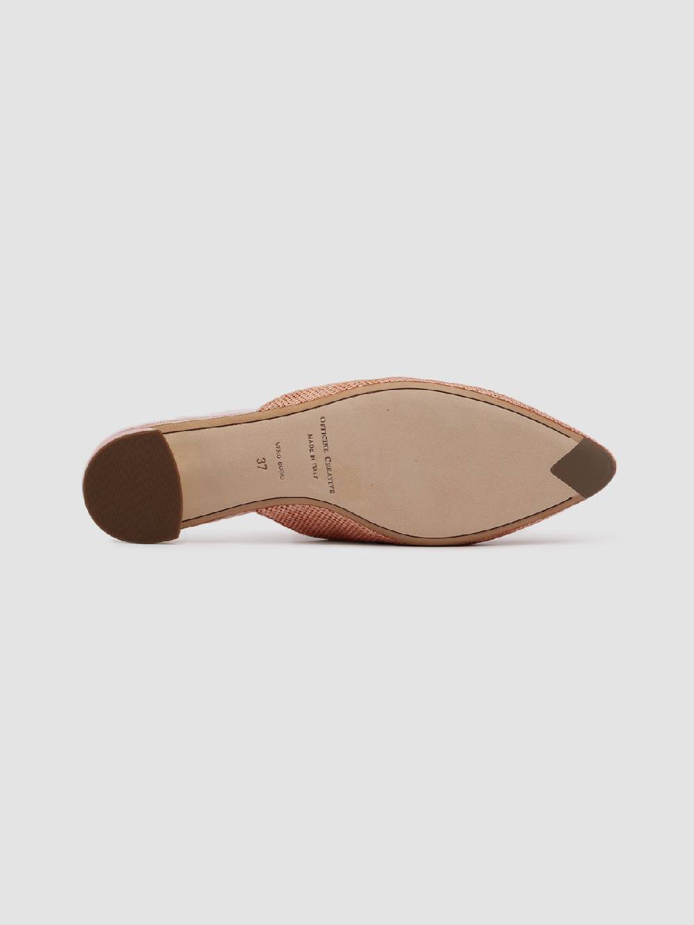 Officine Creative SAUVANNE 006 Sabot in Pelle Marrone Vendite Flash