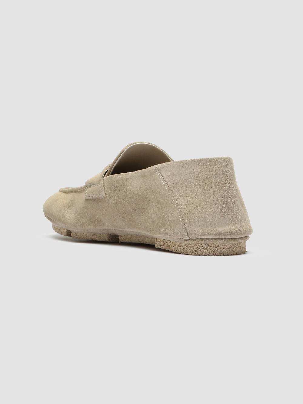 Officine Creative C-SIDE 101 Mocassini in Pelle Scamosciata Avorio In Saldo