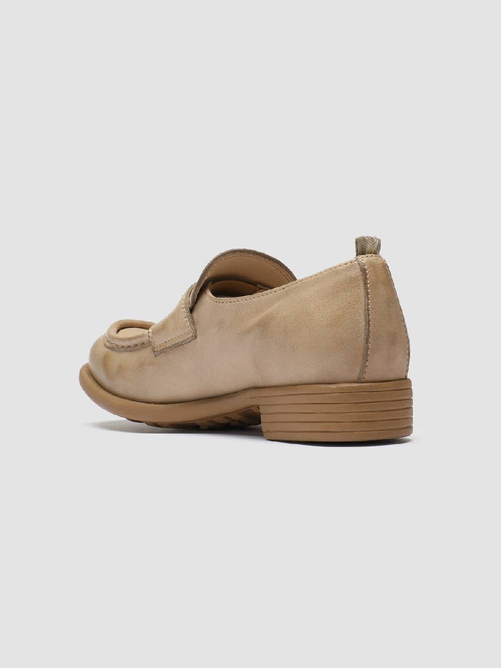 Officine Creative CALIXTE 020 Mocassini Penny Loafer in Pelle Tortora Moda