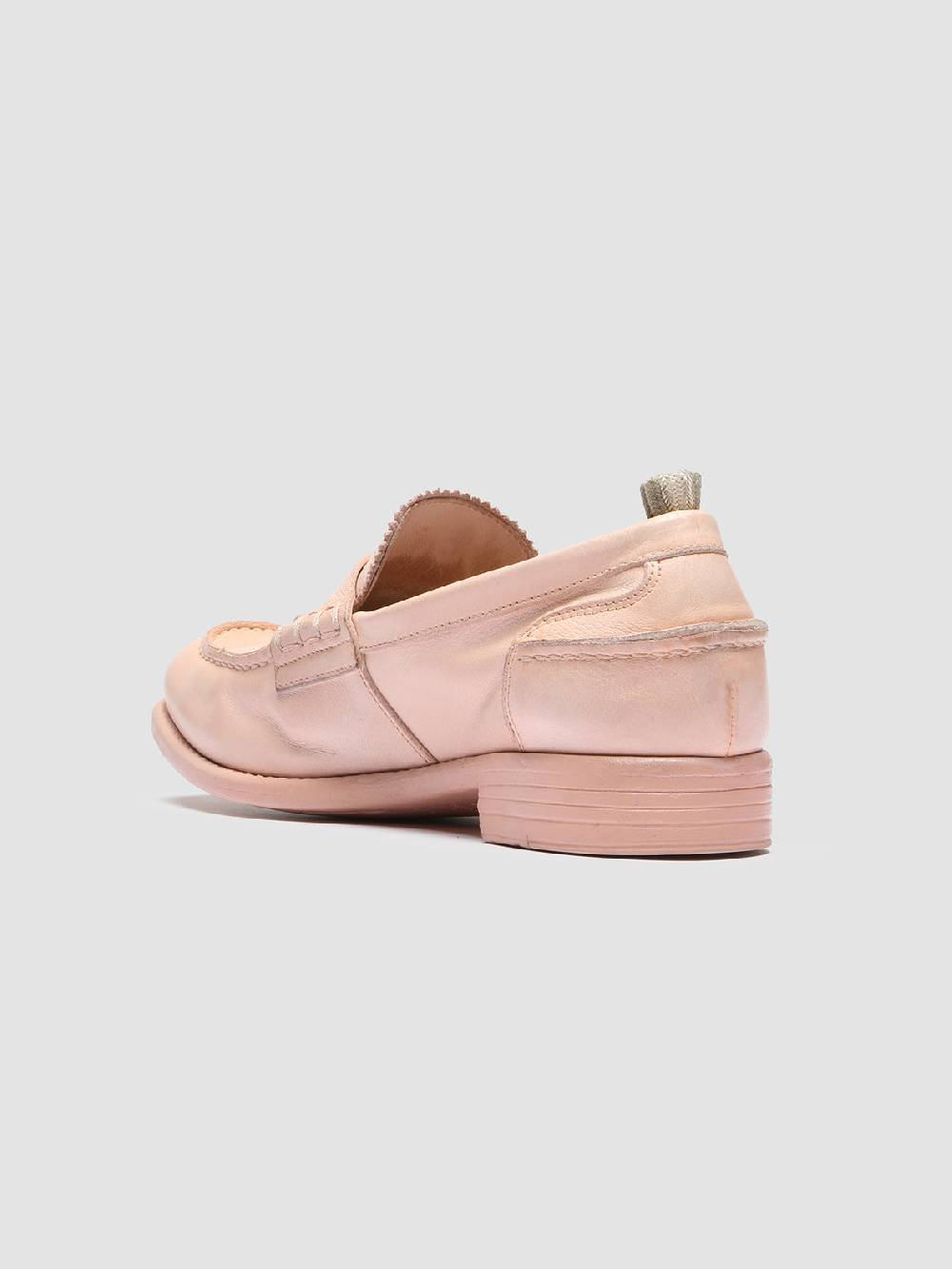 Officine Creative CALIXTE 042 Mocassini Penny Loafer in Pelle Rosa Italia