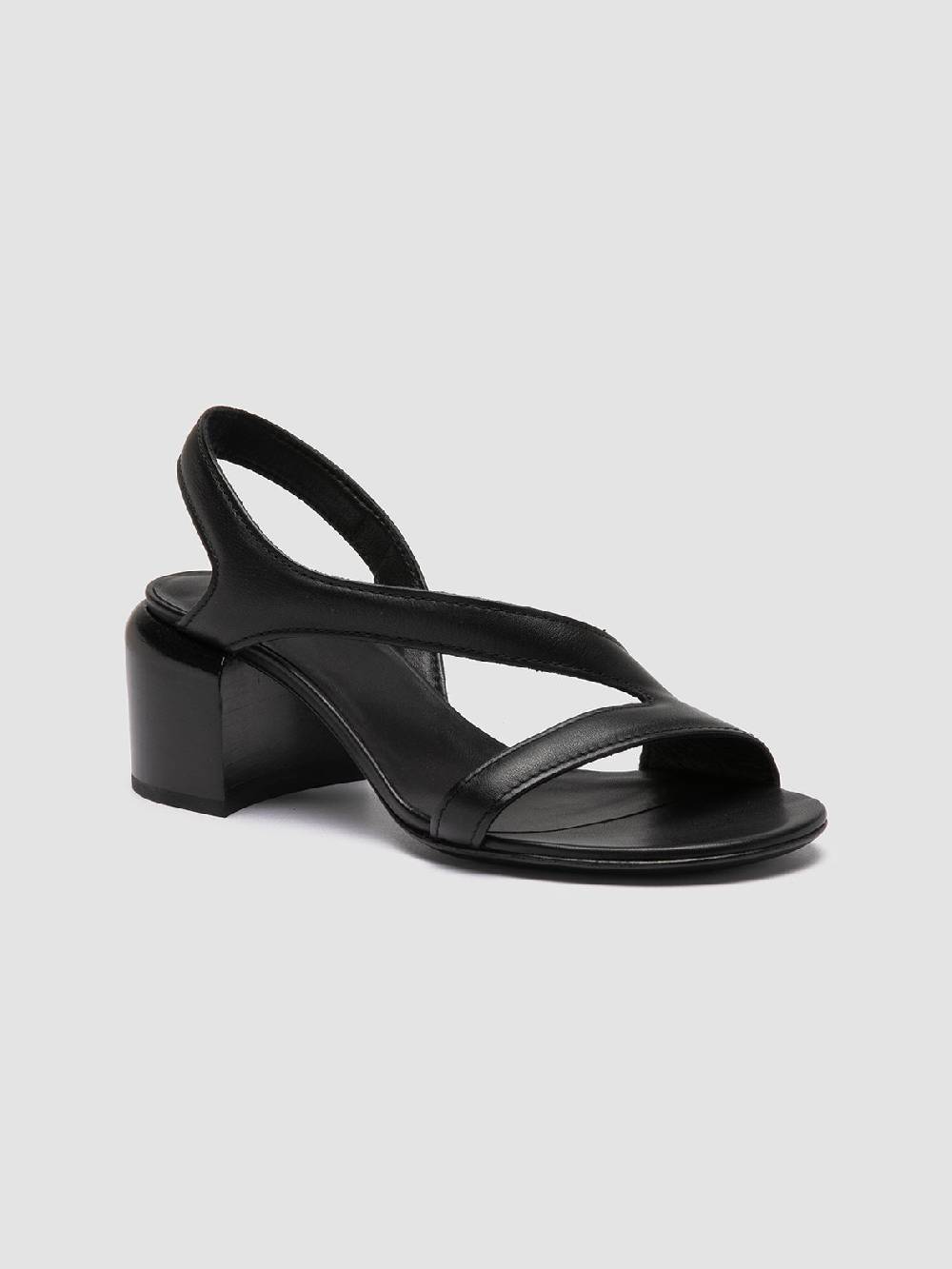 Officine Creative ETHEL 023 Sandali in Pelle Nera Negozi Online