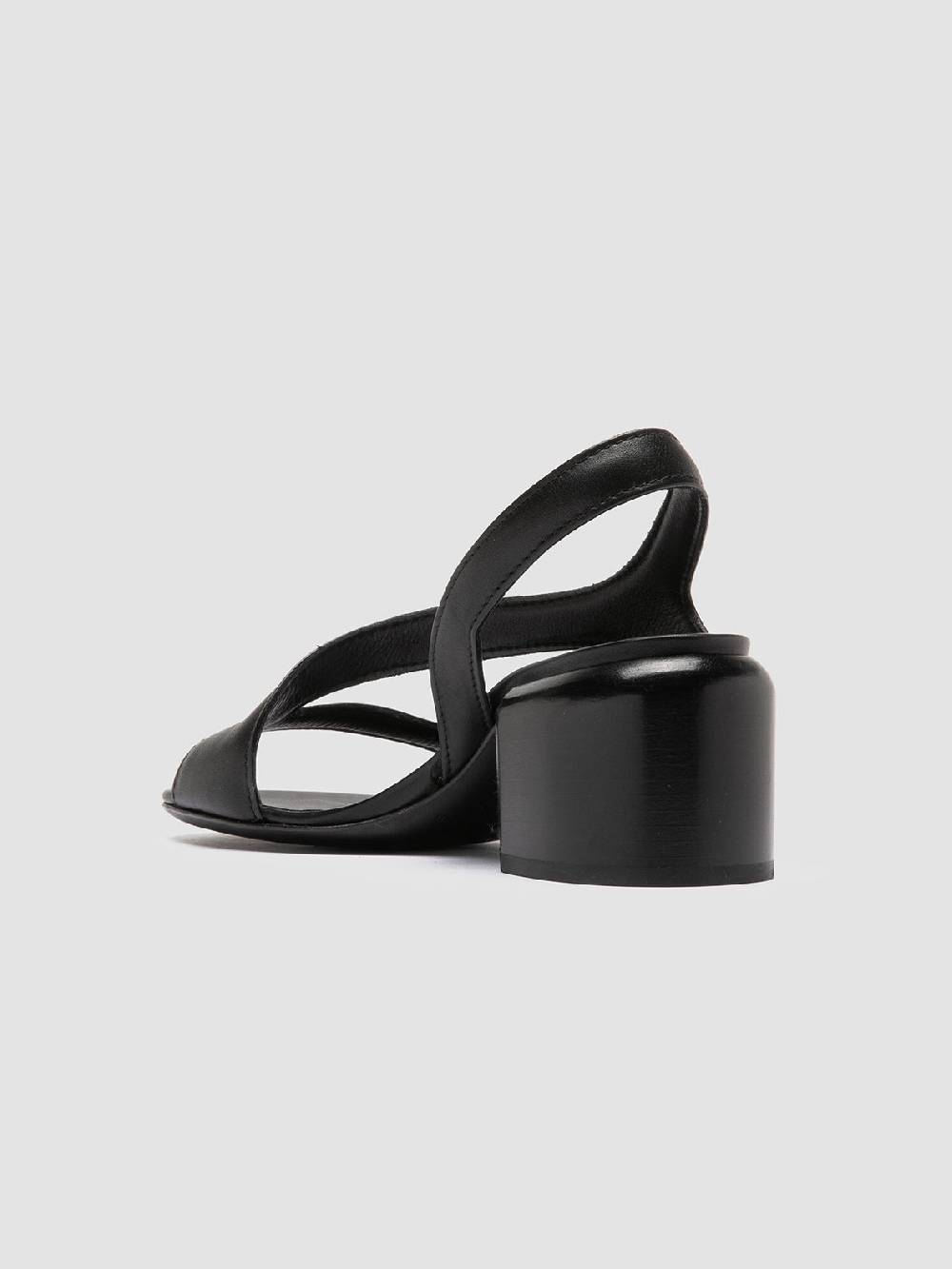 Officine Creative ETHEL 023 Sandali in Pelle Nera Negozi Online