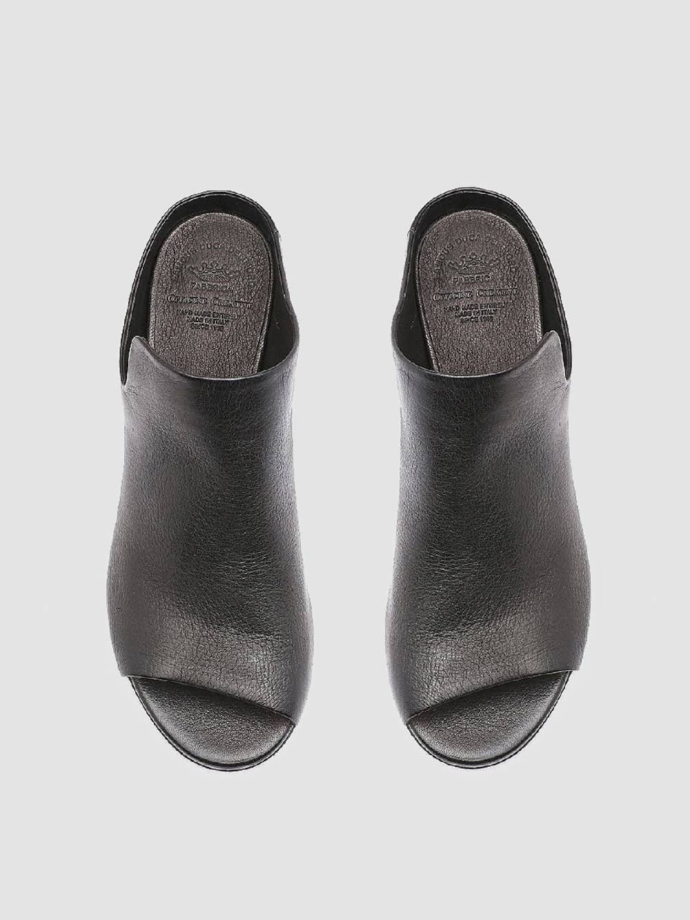 Officine Creative ADELE 003 Black Leather Sandals Promozione Limitata
