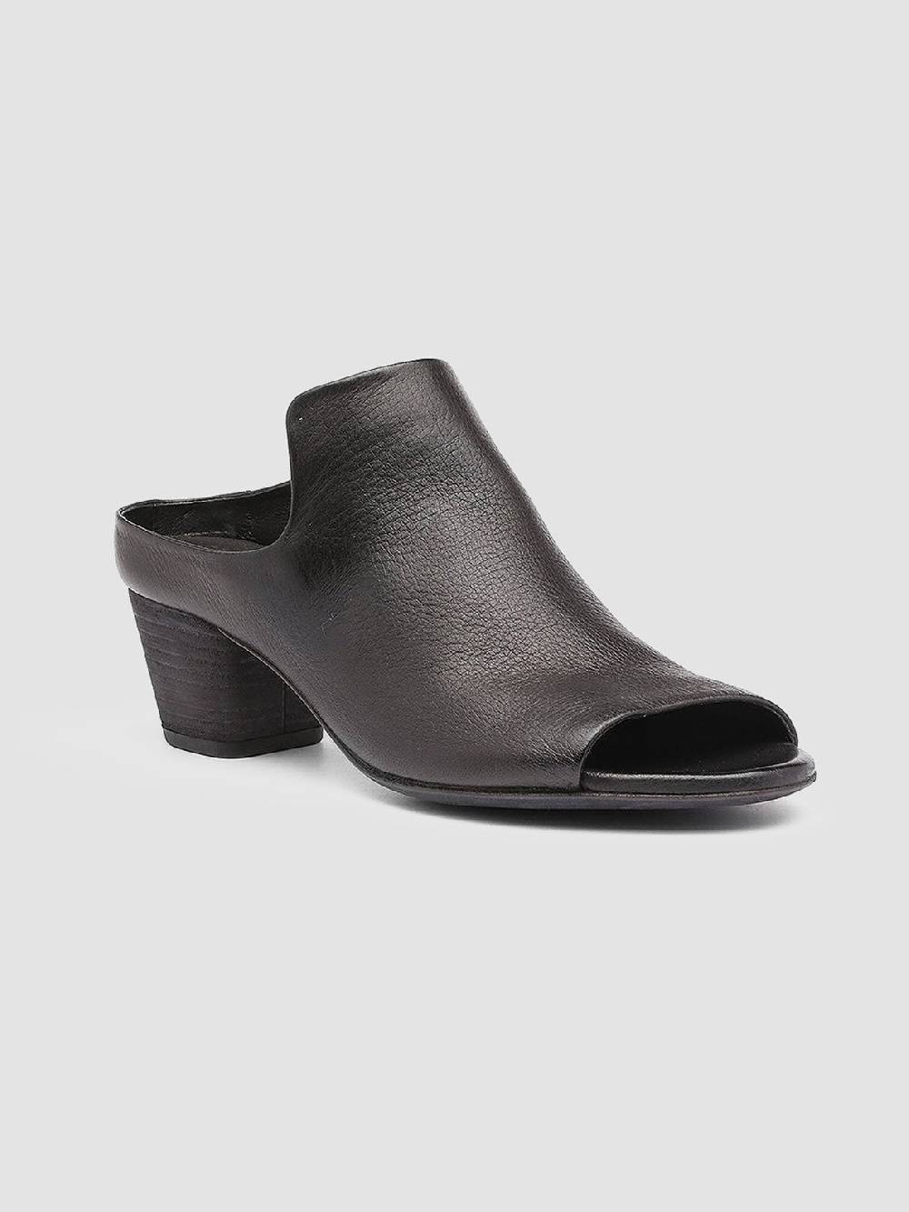 Officine Creative ADELE 003 Black Leather Sandals Promozione Limitata