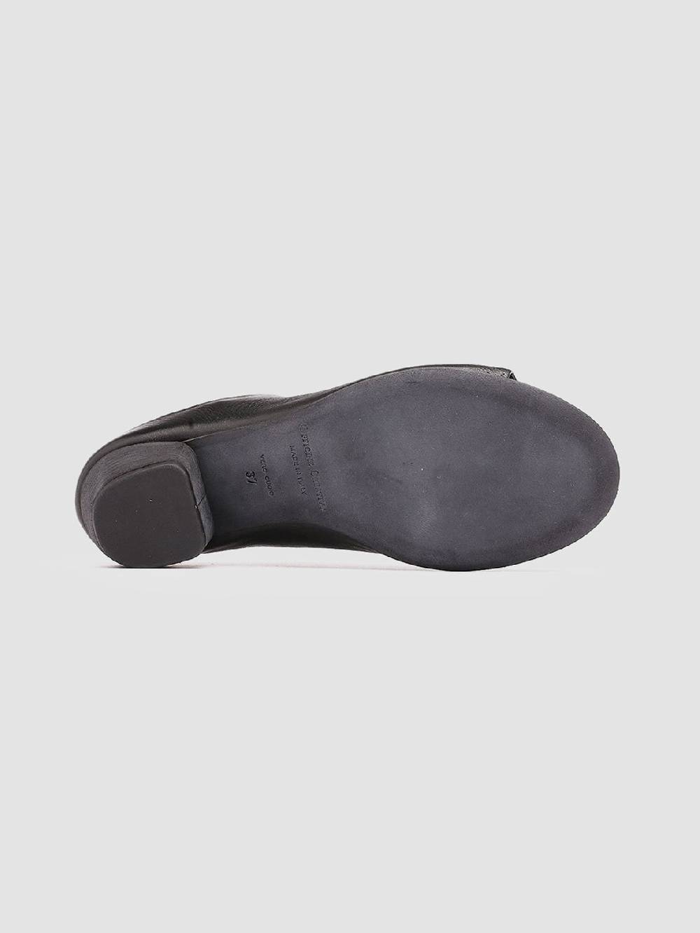 Officine Creative ADELE 003 Black Leather Sandals Promozione Limitata