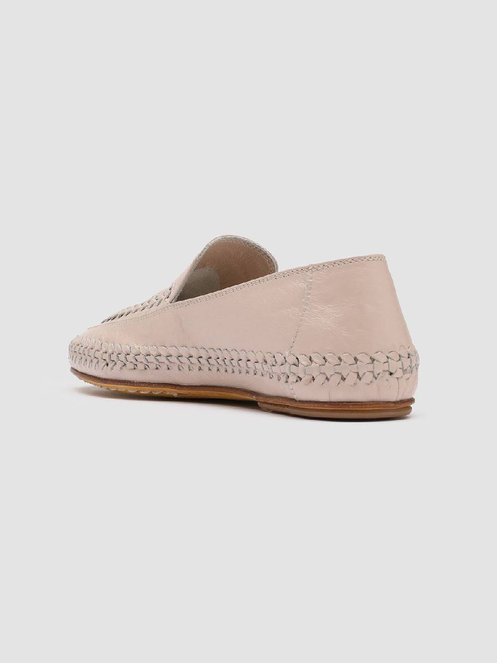 Officine Creative BESSIE 002 Mocassini in Pelle Rosa Fino Al -60%