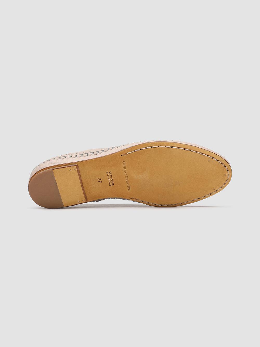 Officine Creative BESSIE 002 Mocassini in Pelle Rosa Fino Al -60%