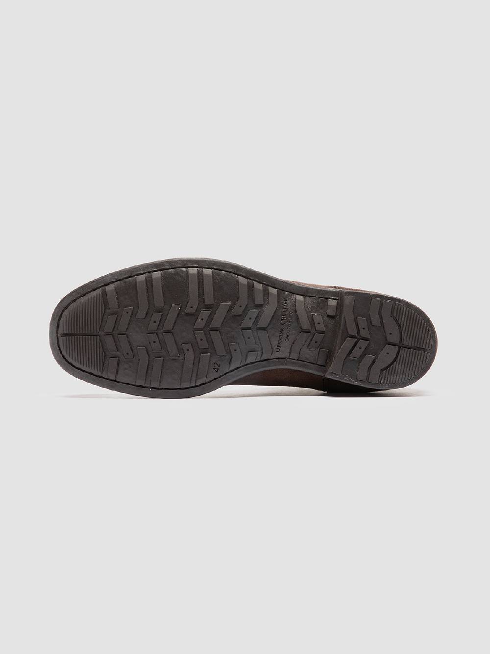 Officine Creative CHRONICLE 002 Stivaletti Chelsea in Camoscio Tortora Prezzo Ridotto