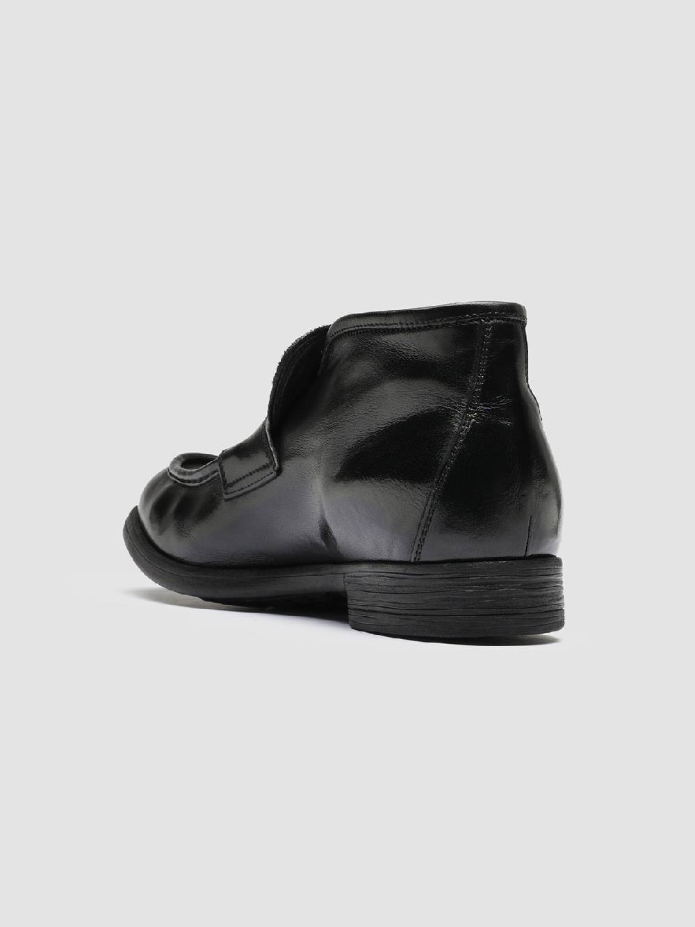 Officine Creative CHRONICLE 027 Stivaletti in Pelle Nera Convenienza