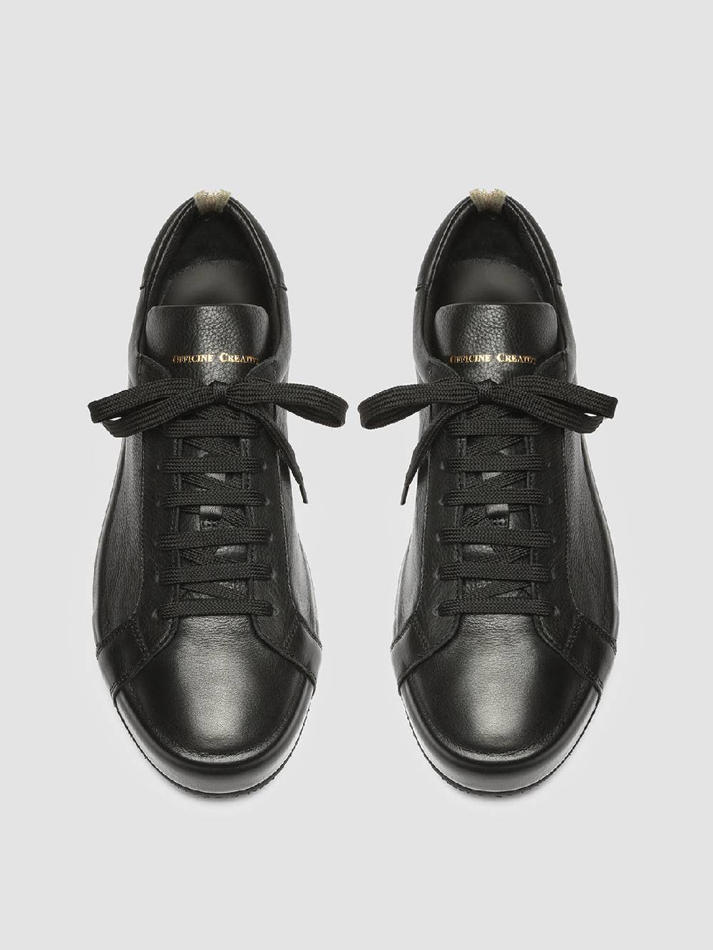 Officine Creative CORE 001 Sneakers in Pelle Nera Presa