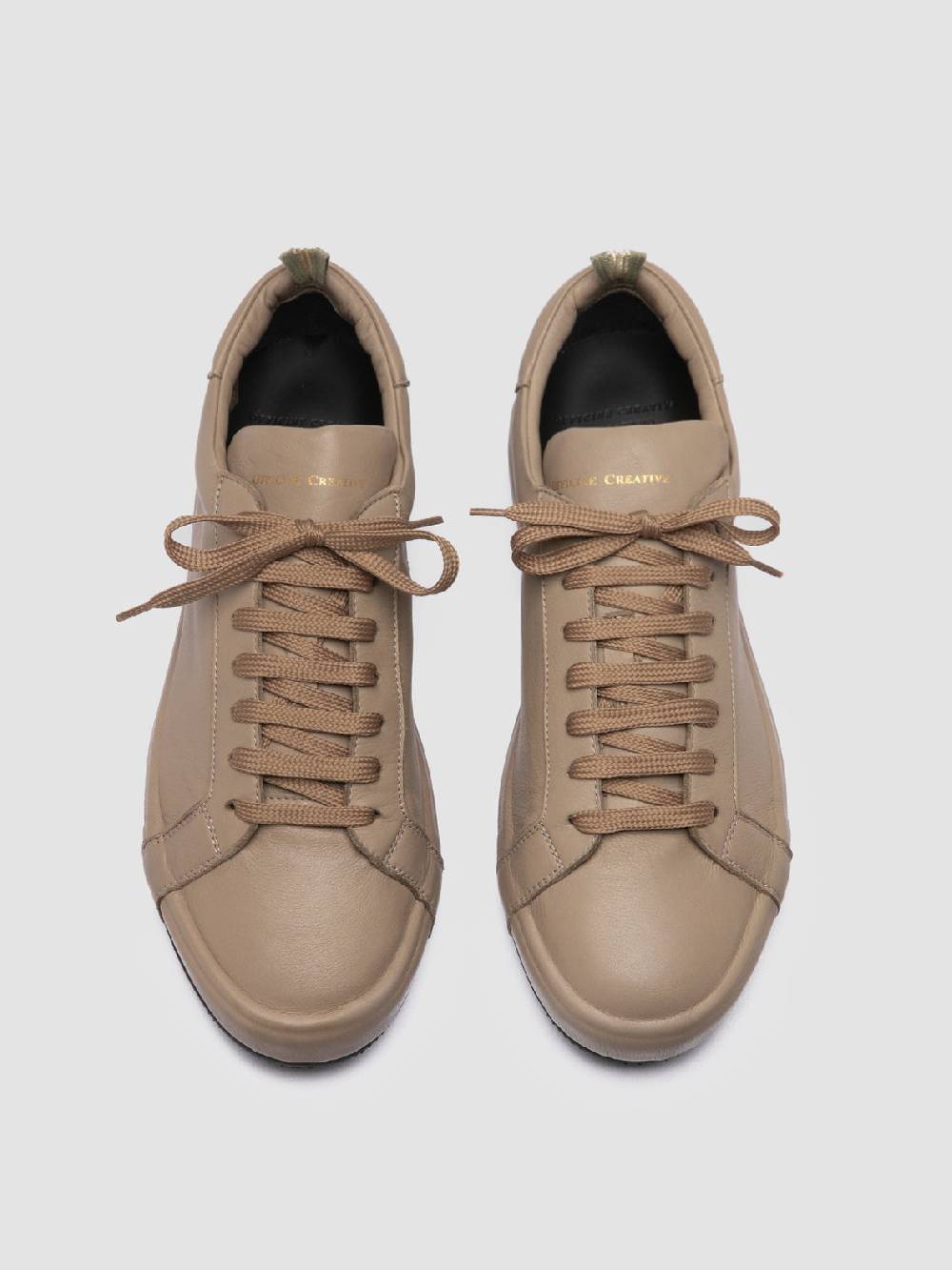 Officine Creative CORE 001 Sneakers in Pelle Marrone Offerta