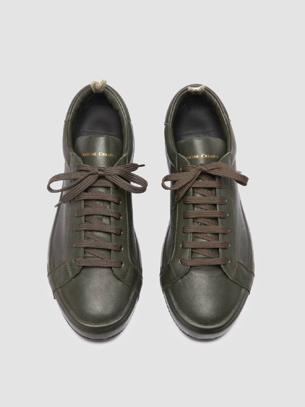 Officine Creative CORE 001 Sneakers in Pelle Verde Economico