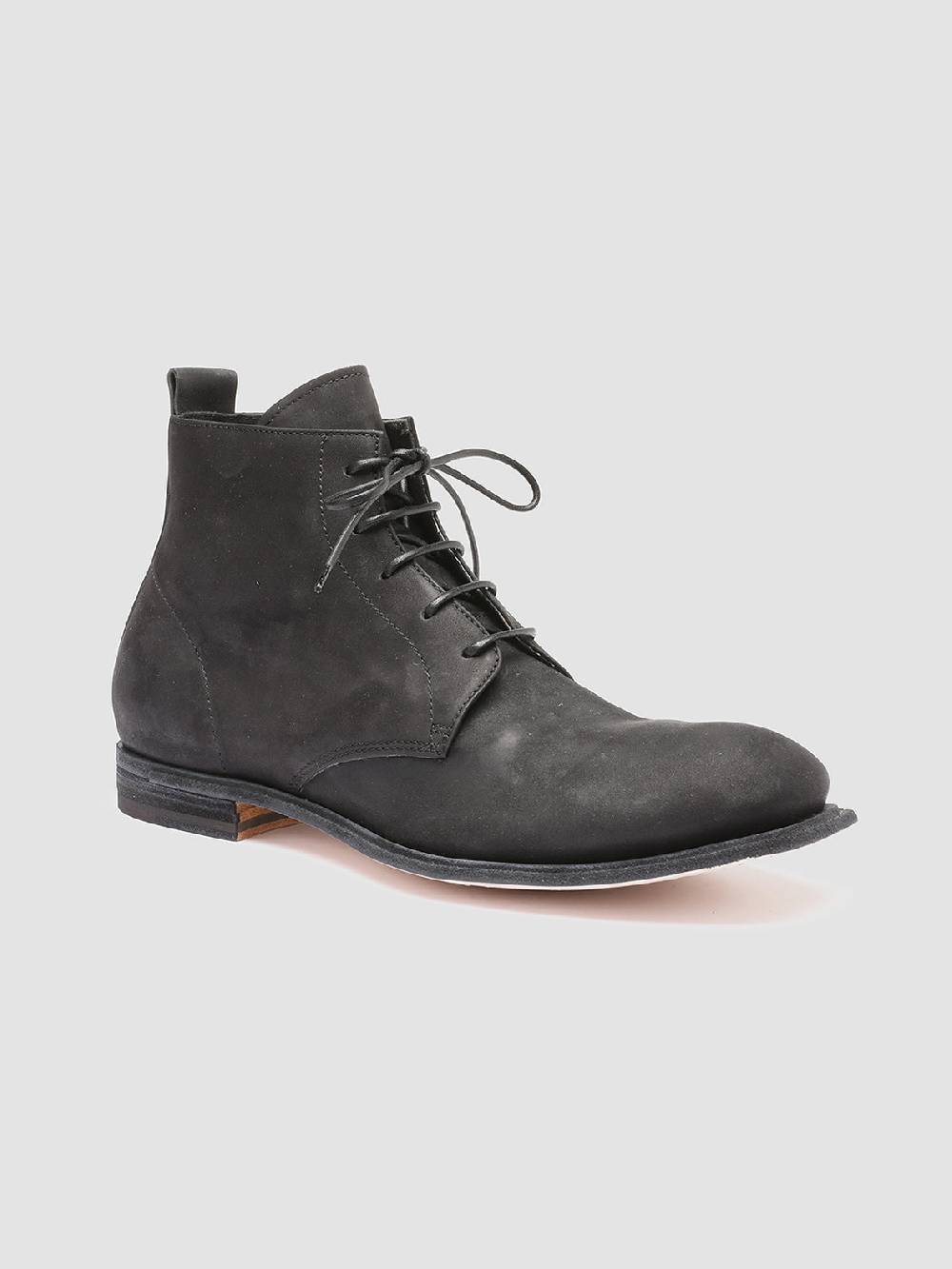 Officine Creative DURGA 002 Stivaletti in Pelle Scamosciata Nera Vendita Calda