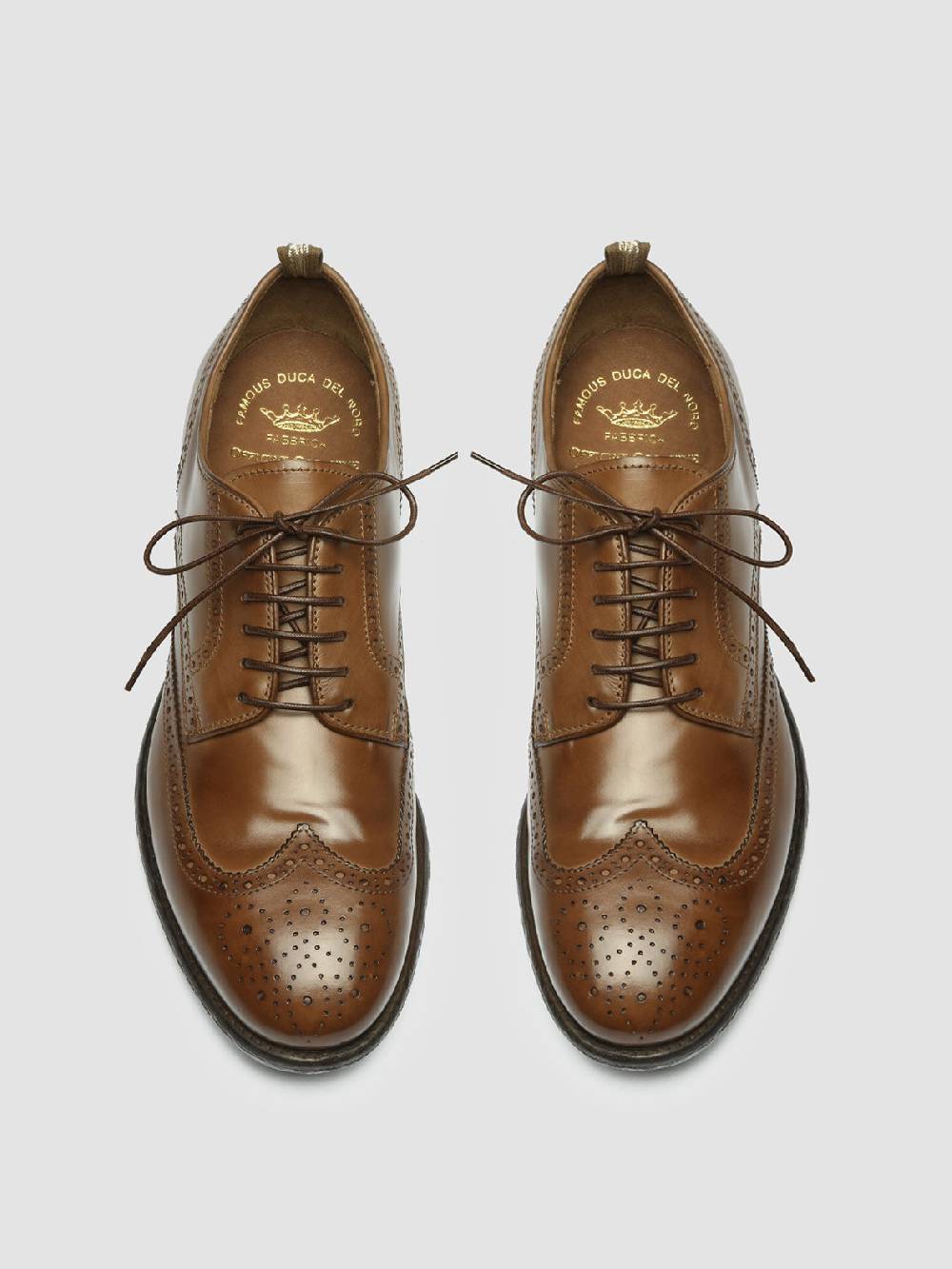Officine Creative EMORY 015 Derby in Pelle Marrone I Più Venduti