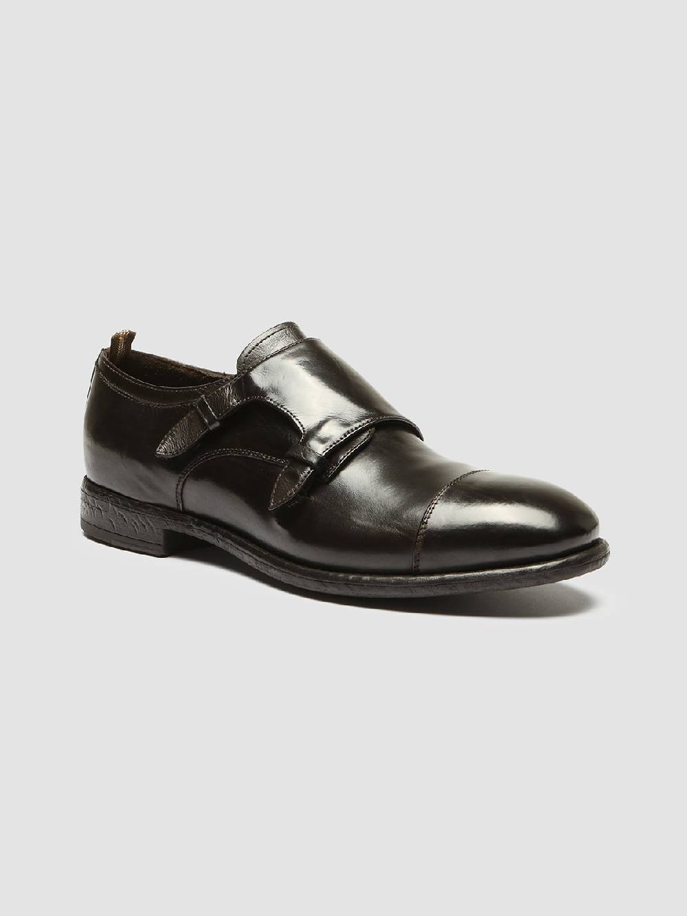 Officine Creative EMORY 017 Derby in Pelle Marrone Vendite Flash
