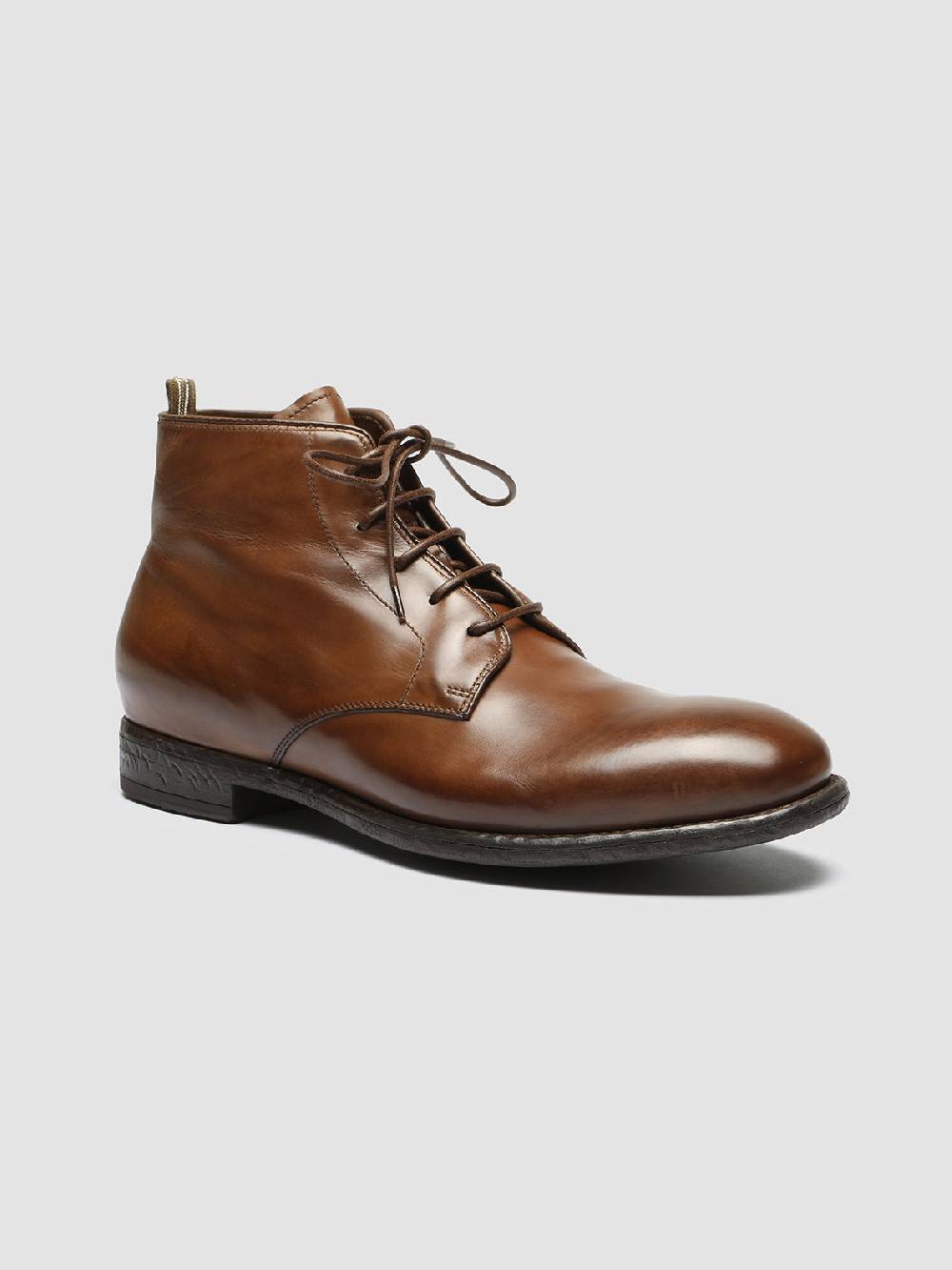 Officine Creative EMORY 023 Stivaletti in Pelle Marrone Nuova