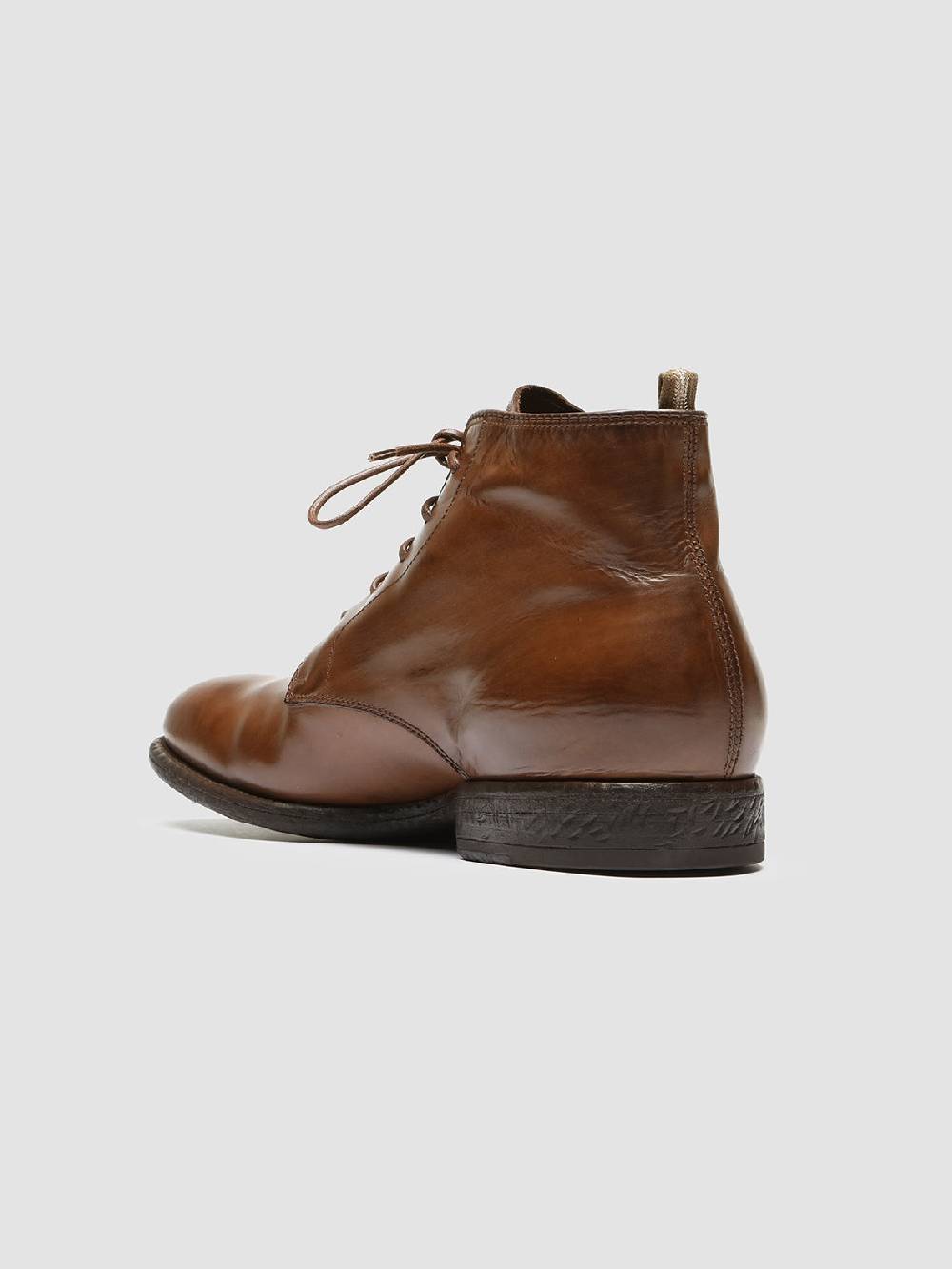 Officine Creative EMORY 023 Stivaletti in Pelle Marrone Nuova