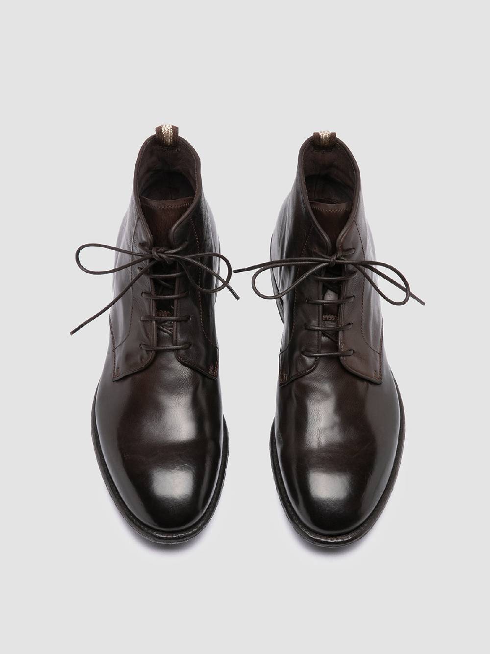 Officine Creative EMORY 023 Stivaletti in Pelle Marrone Moda