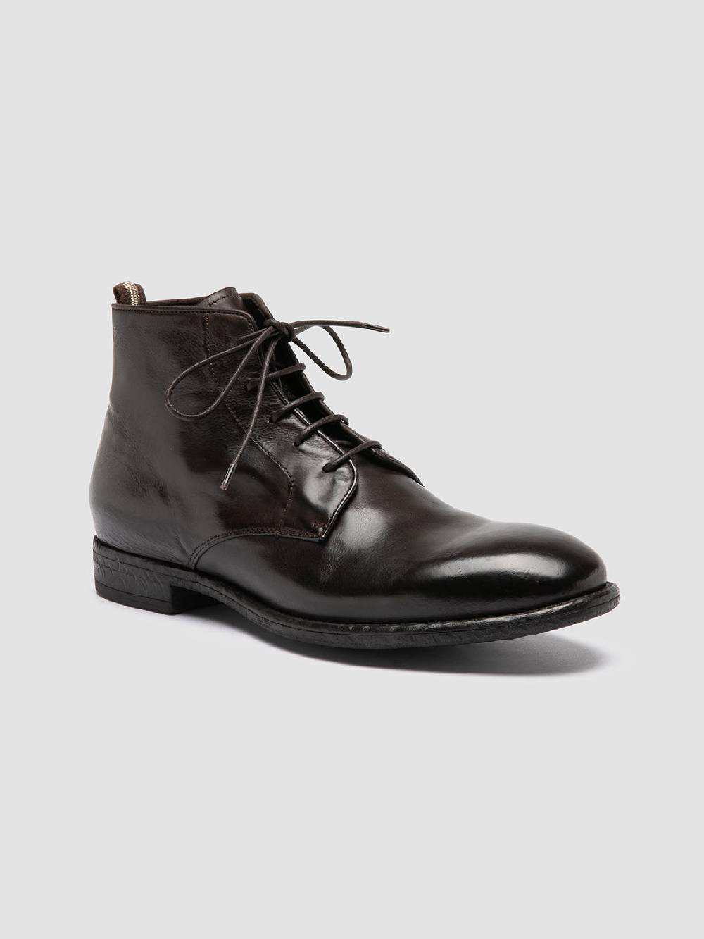 Officine Creative EMORY 023 Stivaletti in Pelle Marrone Moda