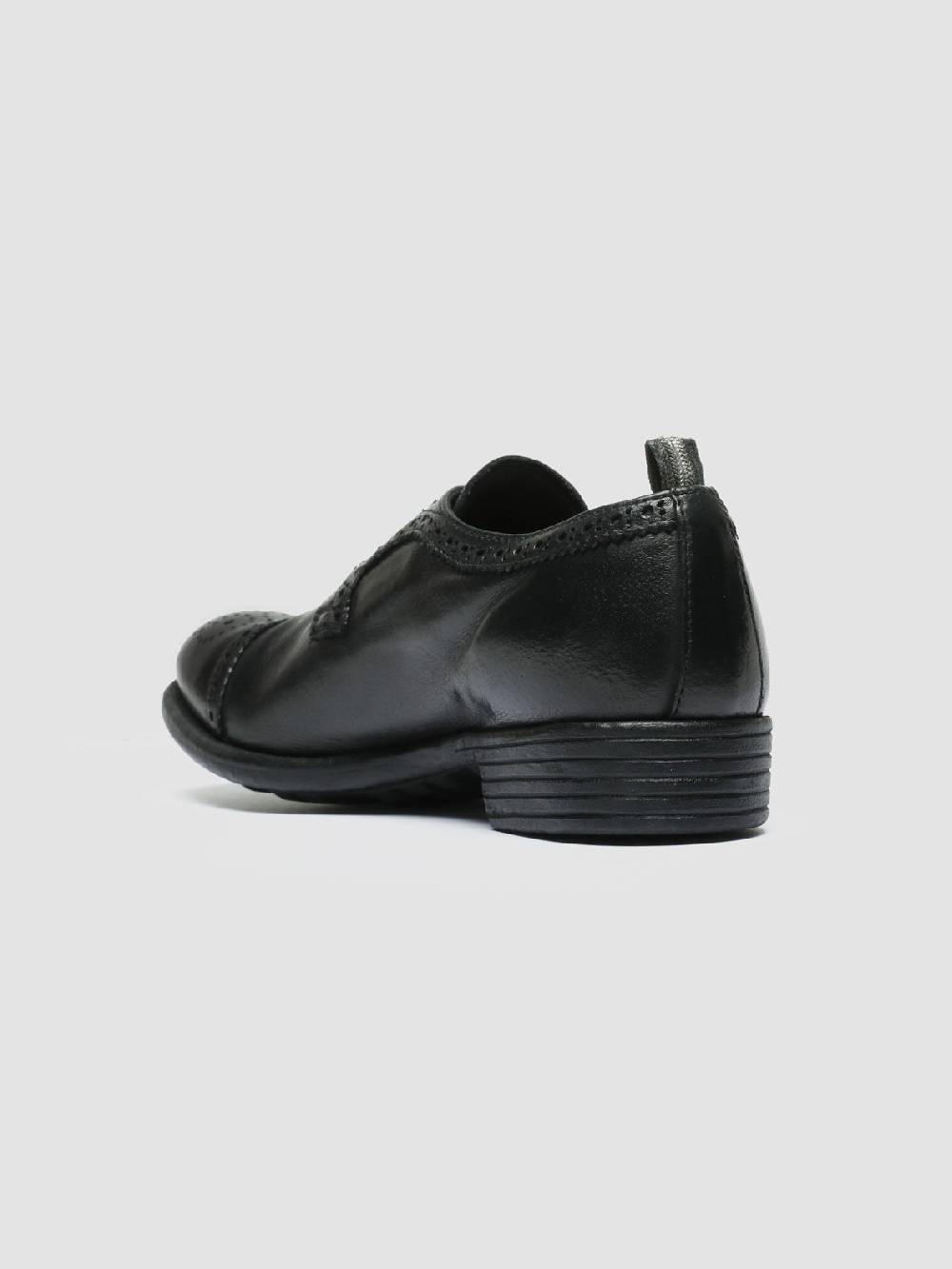Officine Creative CALIXTE 022 Derby con Motivo Brogue in Pelle Nera 2025