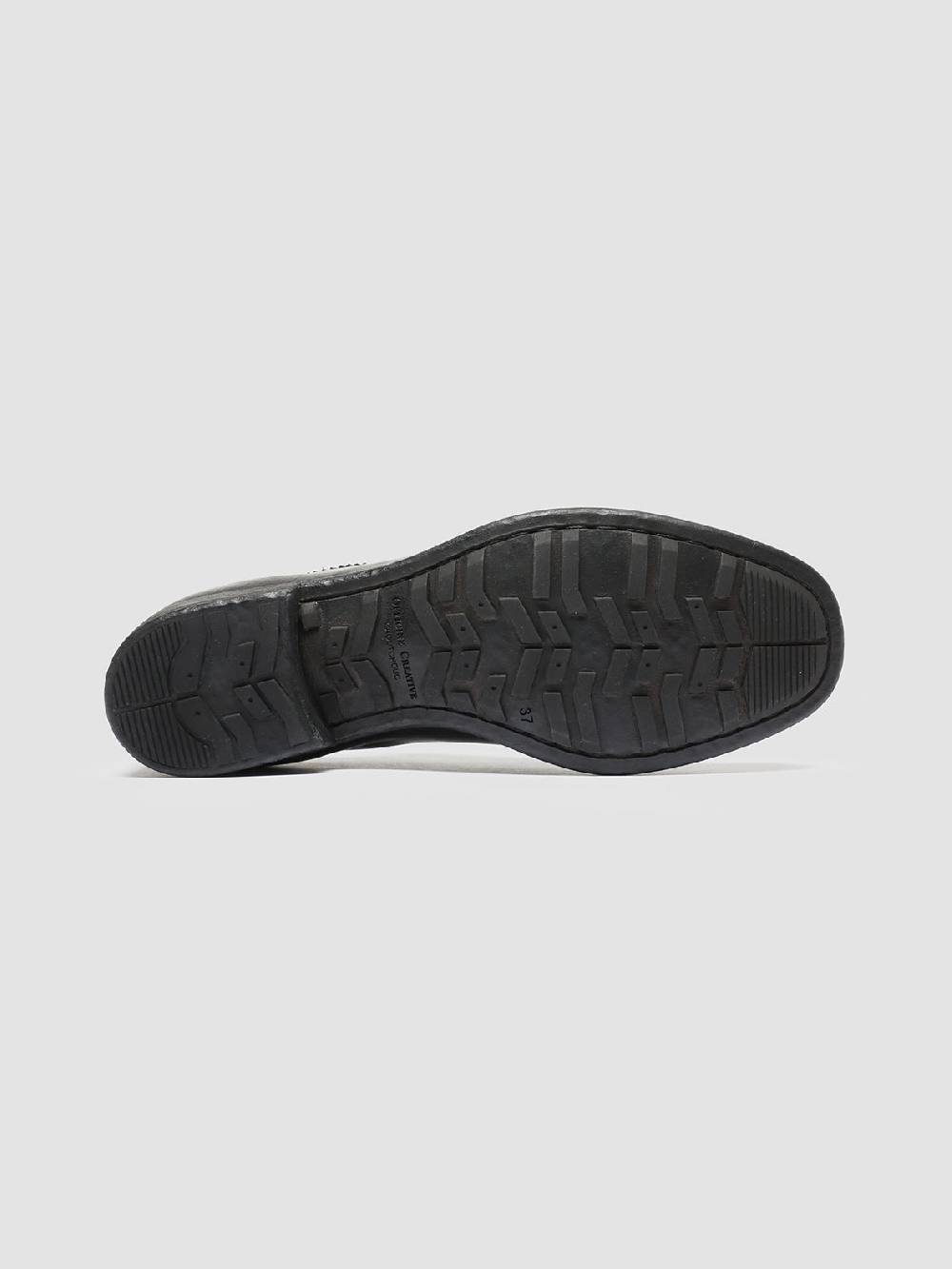 Officine Creative CALIXTE 022 Derby con Motivo Brogue in Pelle Nera 2025