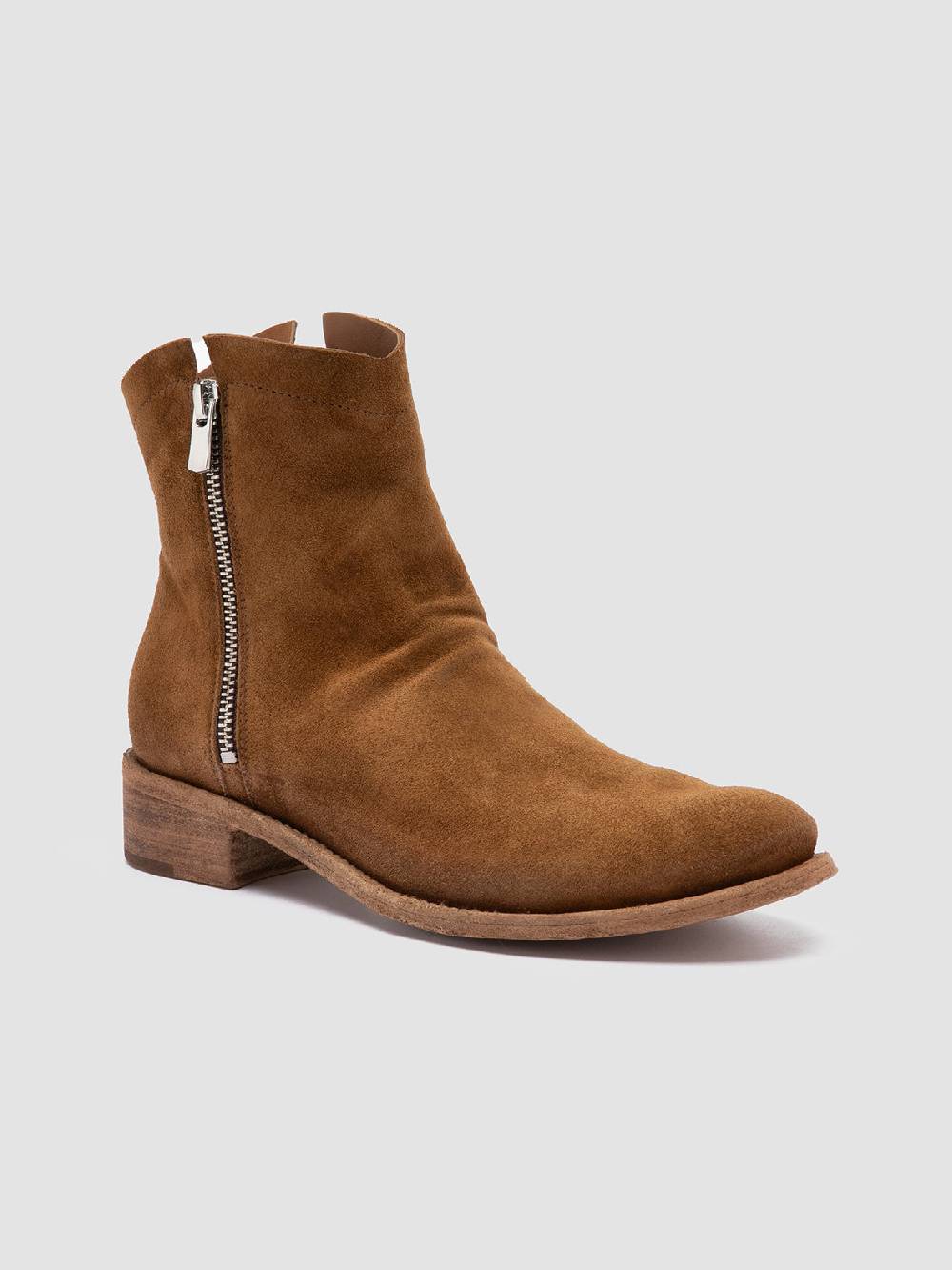 Officine Creative LISON 051 Stivaletti in Pelle Scamosciata Marrone Italy