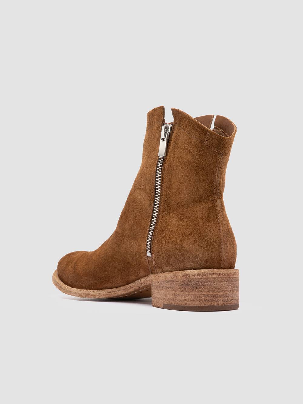 Officine Creative LISON 051 Stivaletti in Pelle Scamosciata Marrone Italy