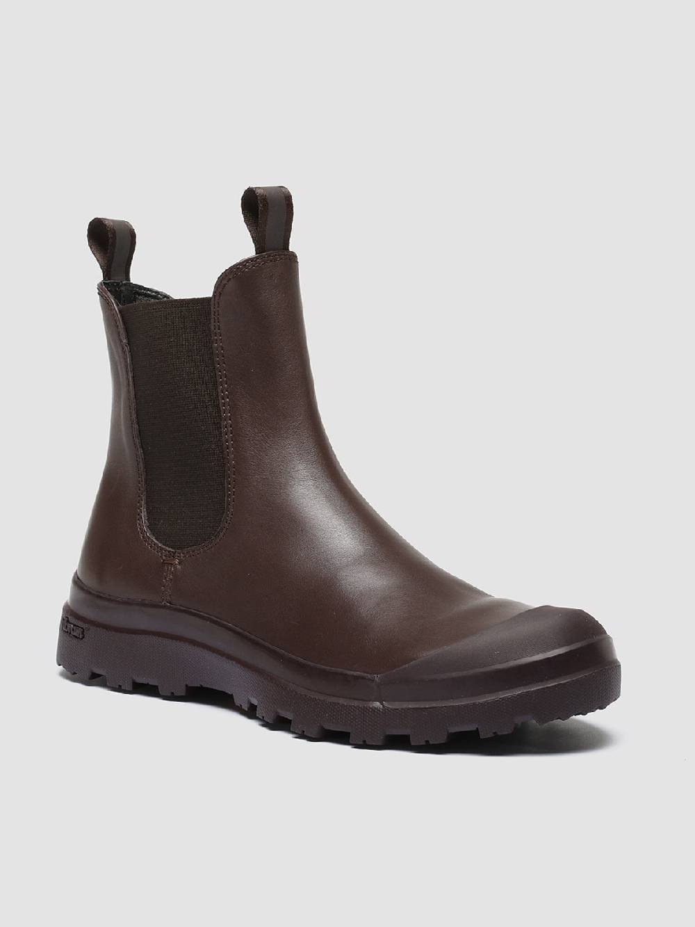 Officine Creative PALLET 107 Stivaletti Chelsea in Pelle Bordeaux 2025