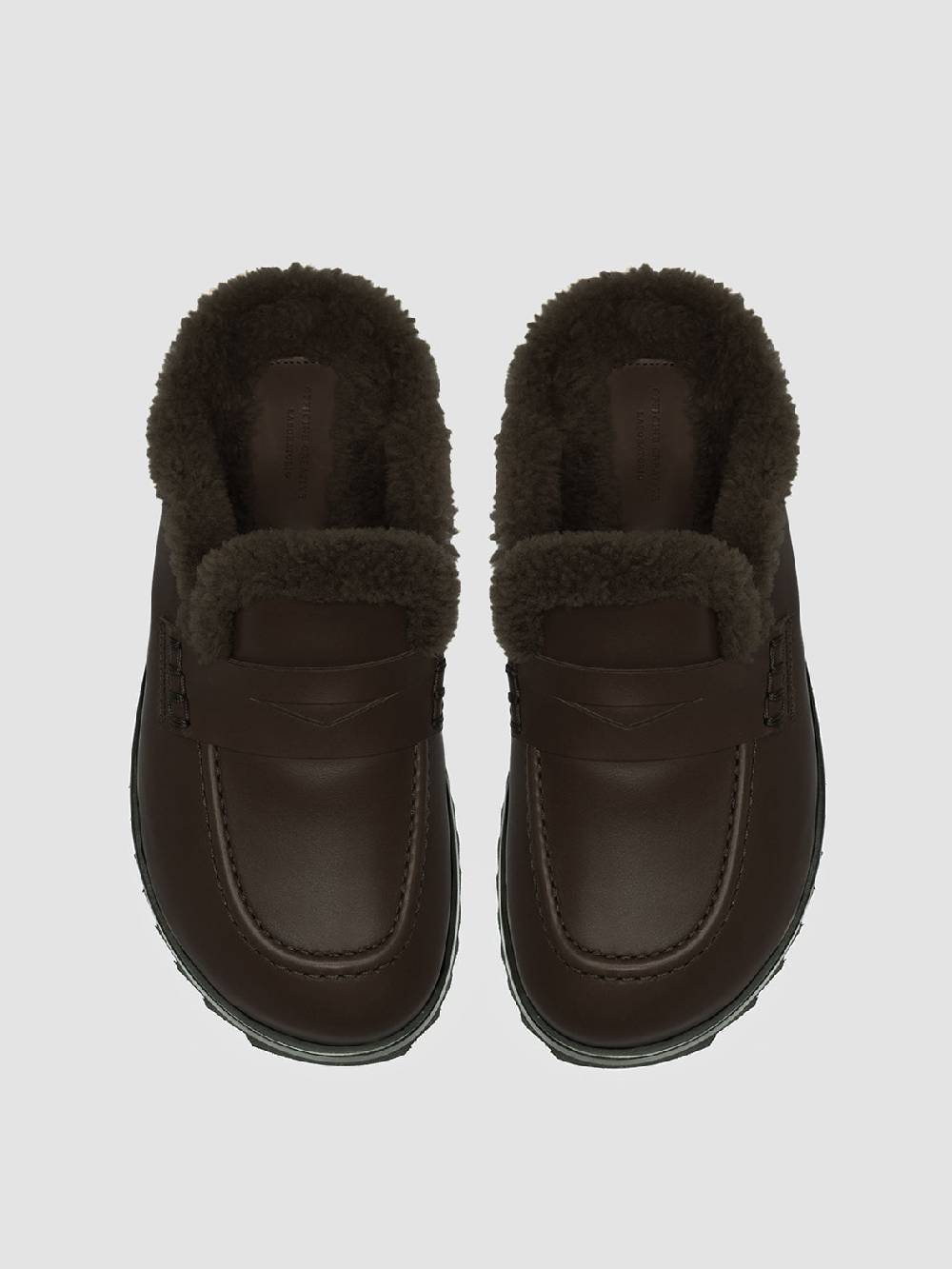 Officine Creative PELAGIE D’HIVER 007 Sabot in Pelle Marrone e Montone ACQUISTA ORA