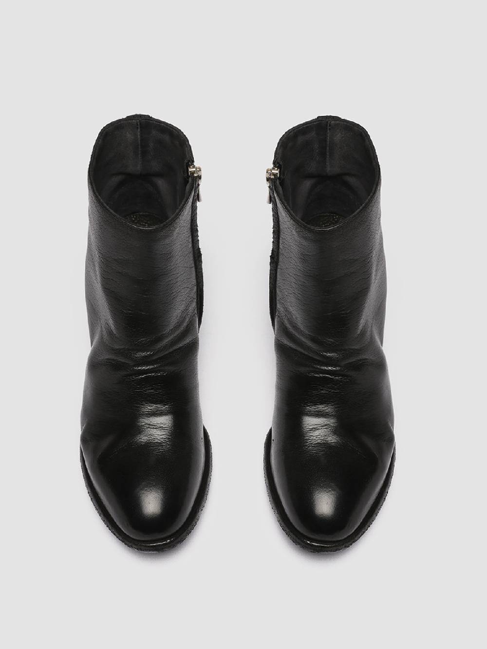 Officine Creative SHERRY 003 Stivaletti in Pelle Nera Pezzi Unici