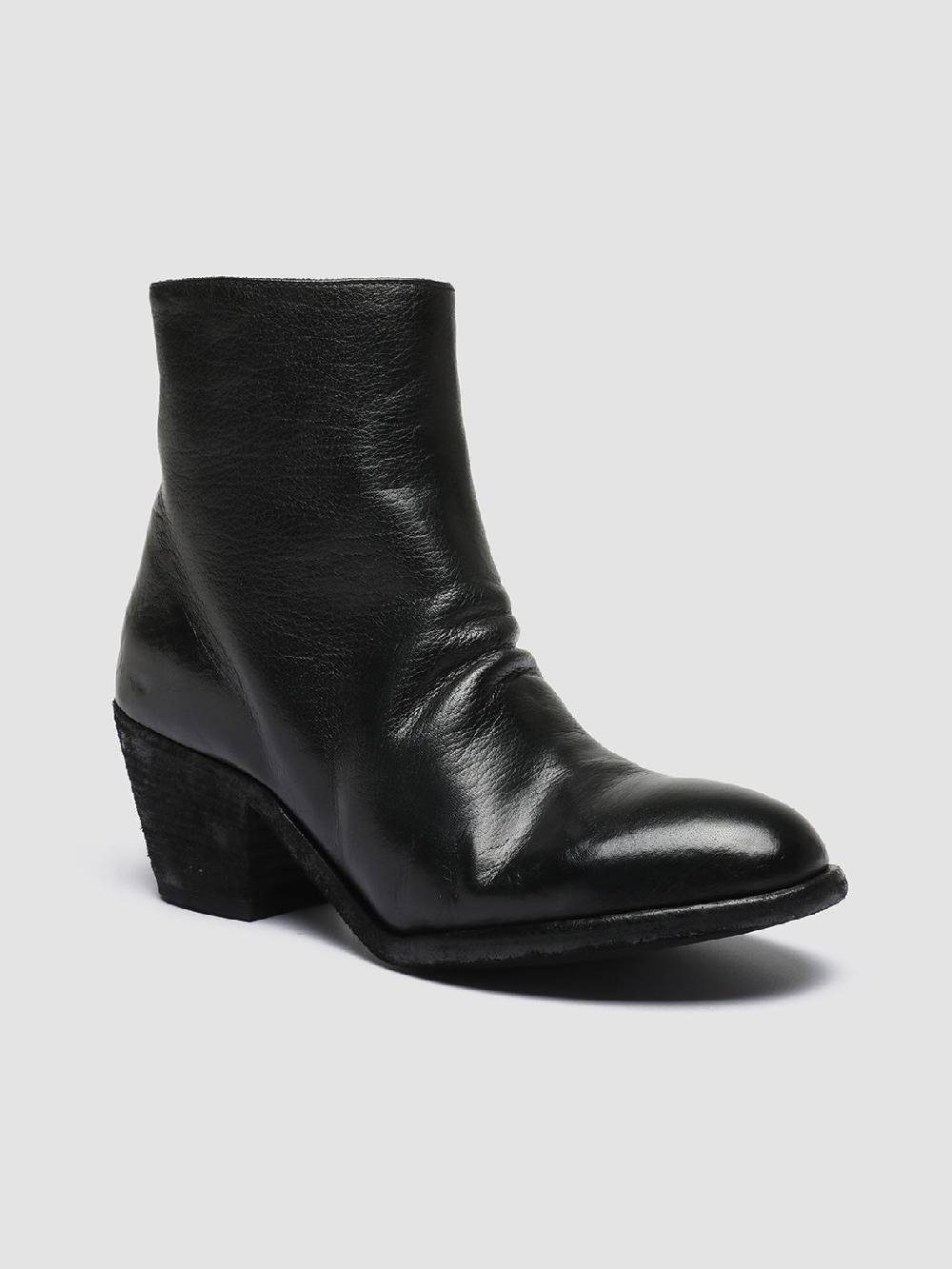 Officine Creative SHERRY 003 Stivaletti in Pelle Nera Pezzi Unici