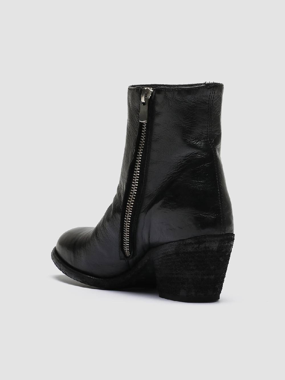 Officine Creative SHERRY 003 Stivaletti in Pelle Nera Pezzi Unici
