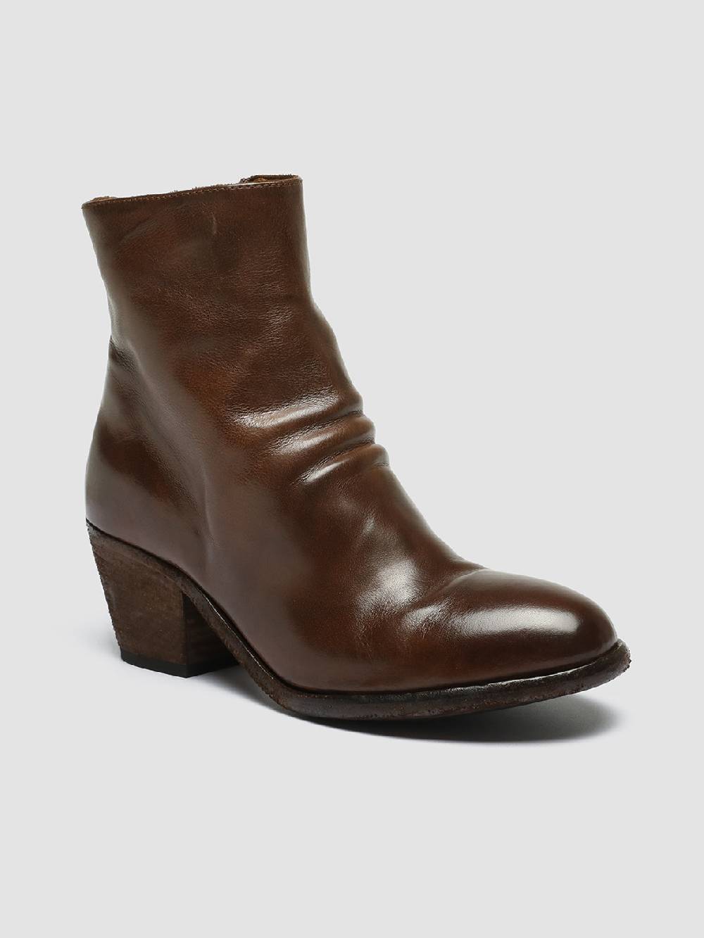 Officine Creative SHERRY 003 Stivaletti in Pelle Marrone Soddisfazione Garantita