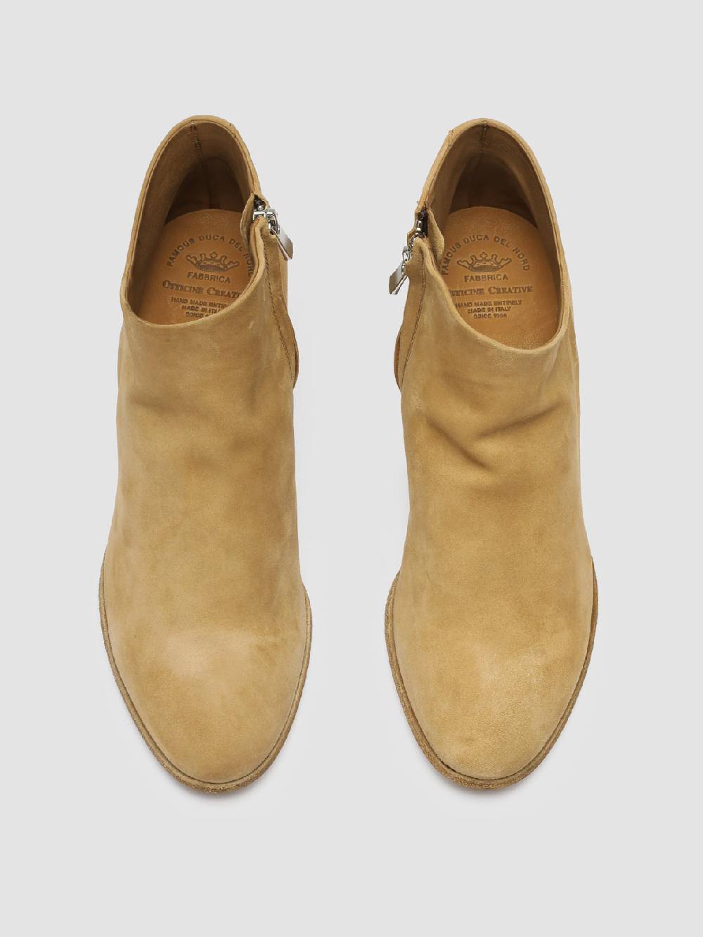 Officine Creative SHIRLEE 002 Stivaletti in Pelle Scamosciata Marrone Negozi Online