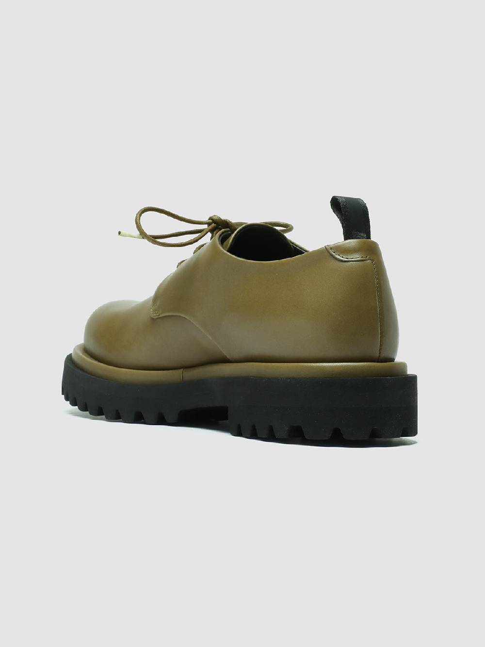 Officine Creative TONAL 100 Derby in Pelle Verde Shopping Online