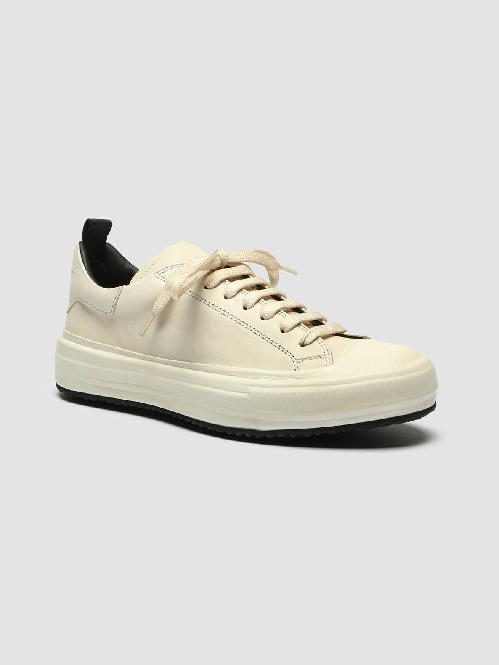 Officine Creative MES 105 Sneaker in Pelle Avorio Presa