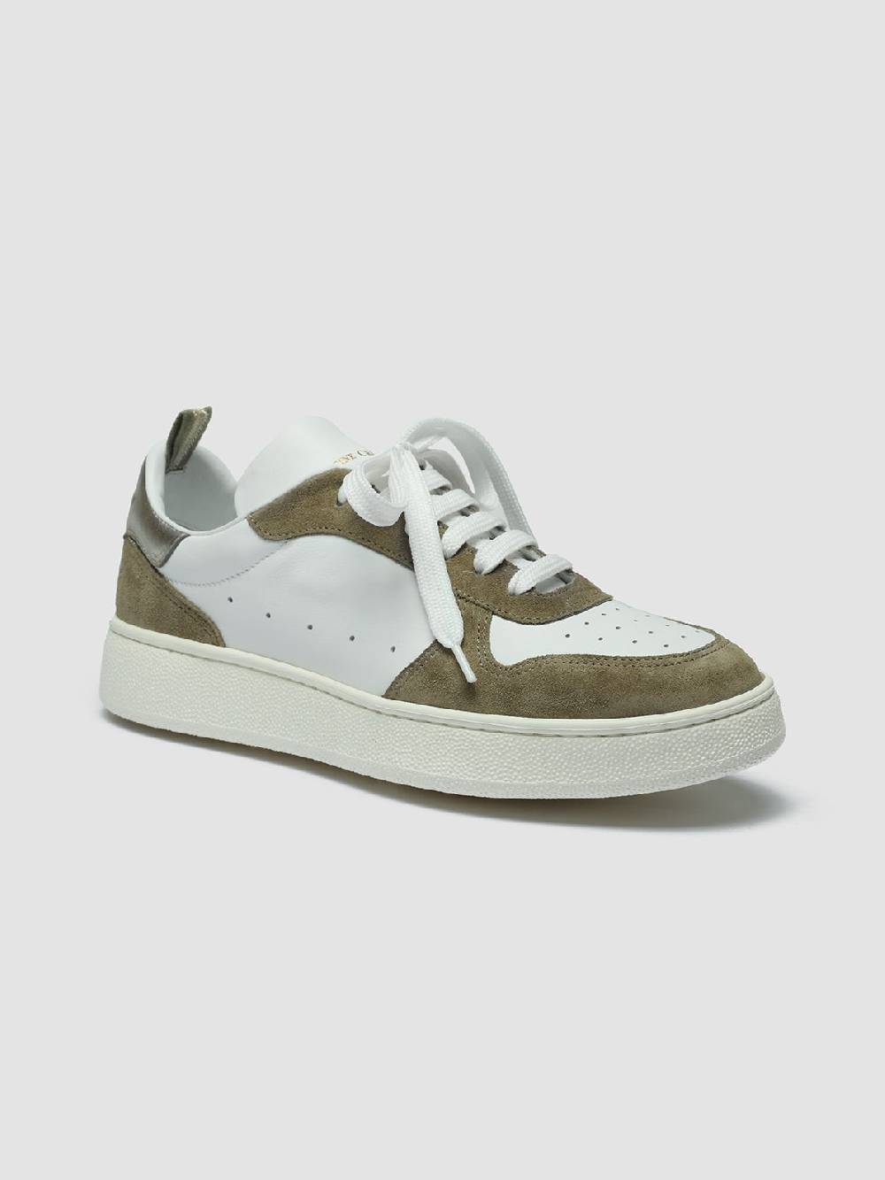 Officine Creative MOWER 110 Sneakers in Pelle Bianca Saldi
