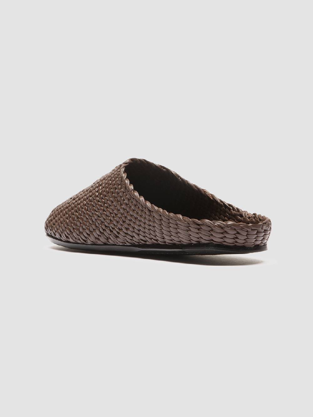 Officine Creative POLLY 001 Sabot in Pelle Marrone Vendita Calda