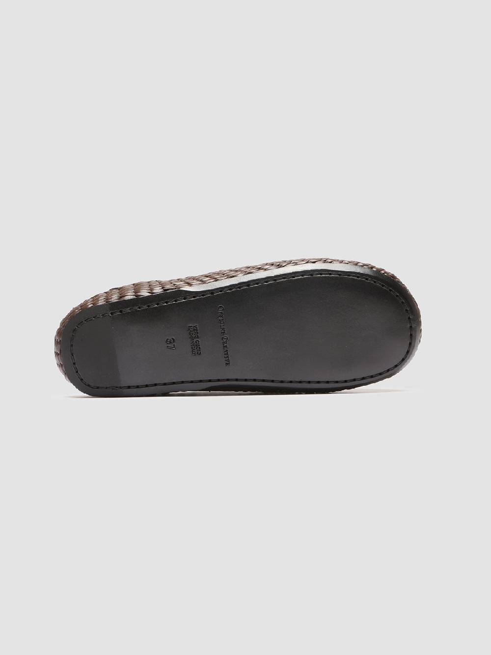 Officine Creative POLLY 001 Sabot in Pelle Marrone Vendita Calda
