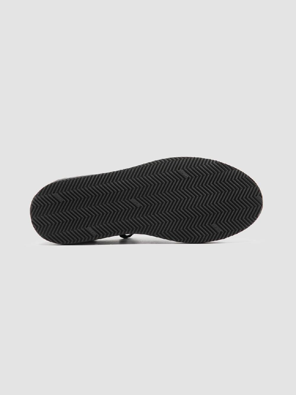 Officine Creative PRIMARY 101 Sneakers in Pelle Nera Vendita Economica