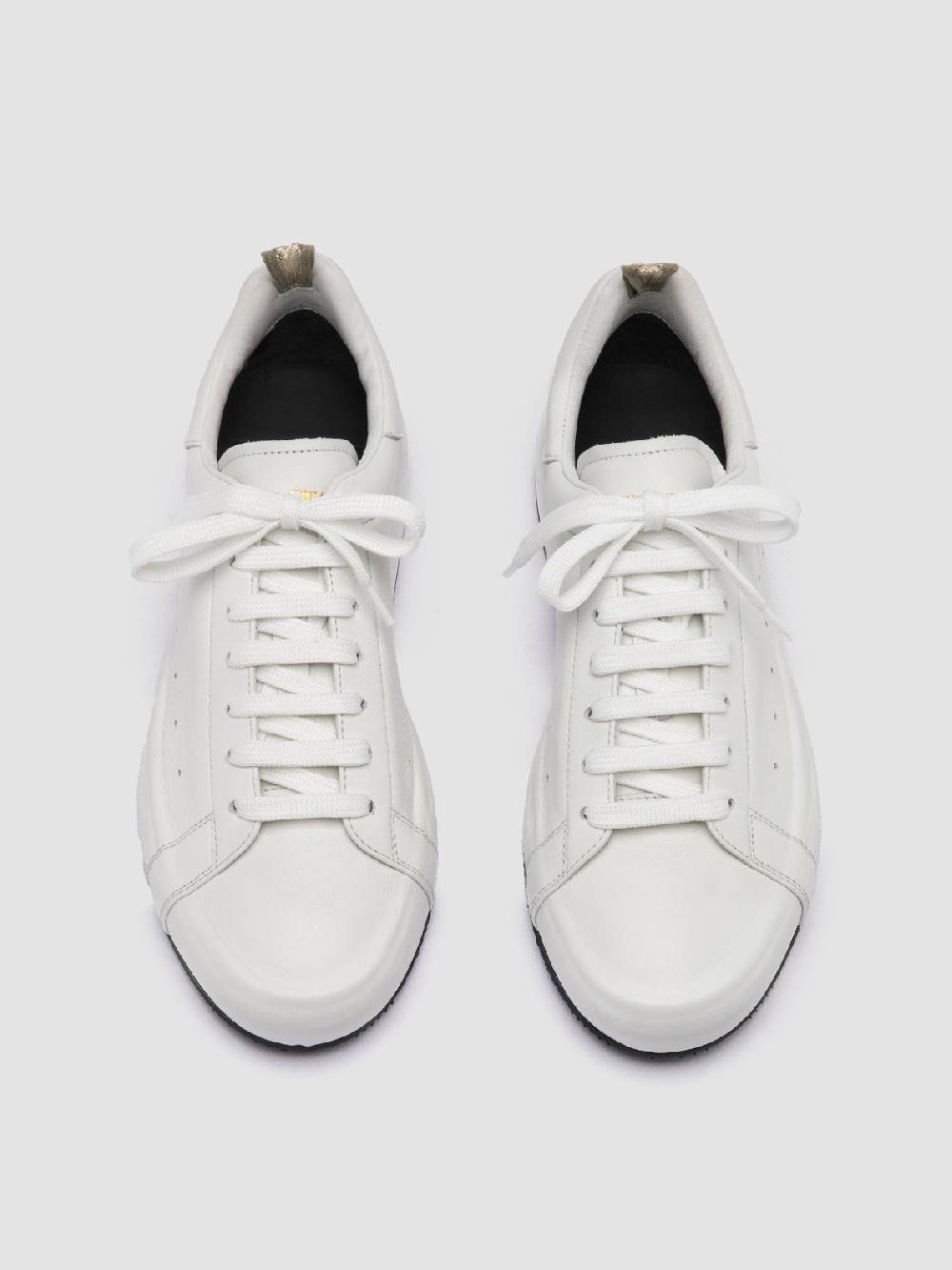 Officine Creative PRIMARY 101 Sneakers in Pelle Bianca In Saldo