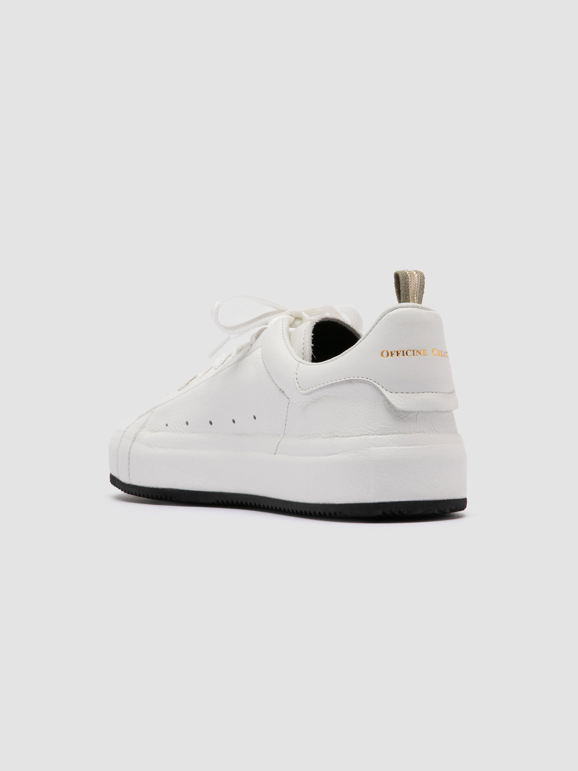 Officine Creative PRIMARY 101 Sneakers in Pelle Bianca In Saldo