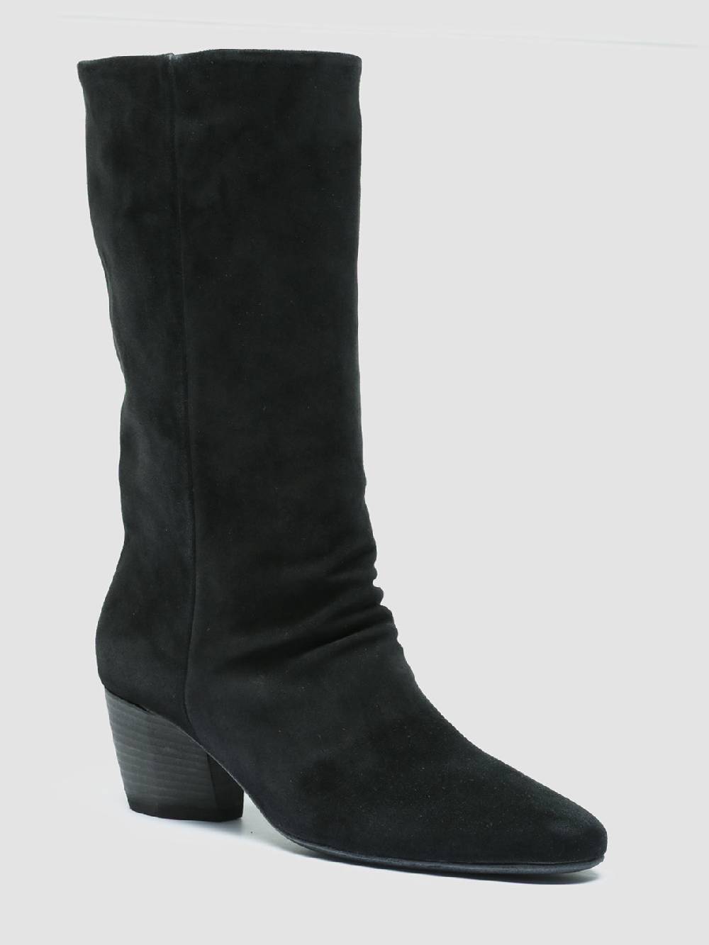 Officine Creative BETH 010 Stivali in Pelle Scamosciata Nera 2025