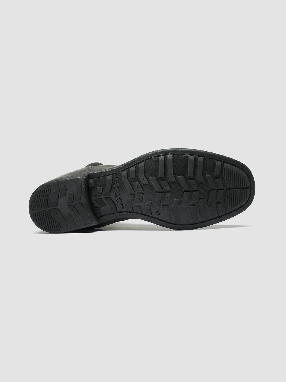 Officine Creative CALIXTE 004 Stivaletti Chelsea in Pelle Grigia In Linea