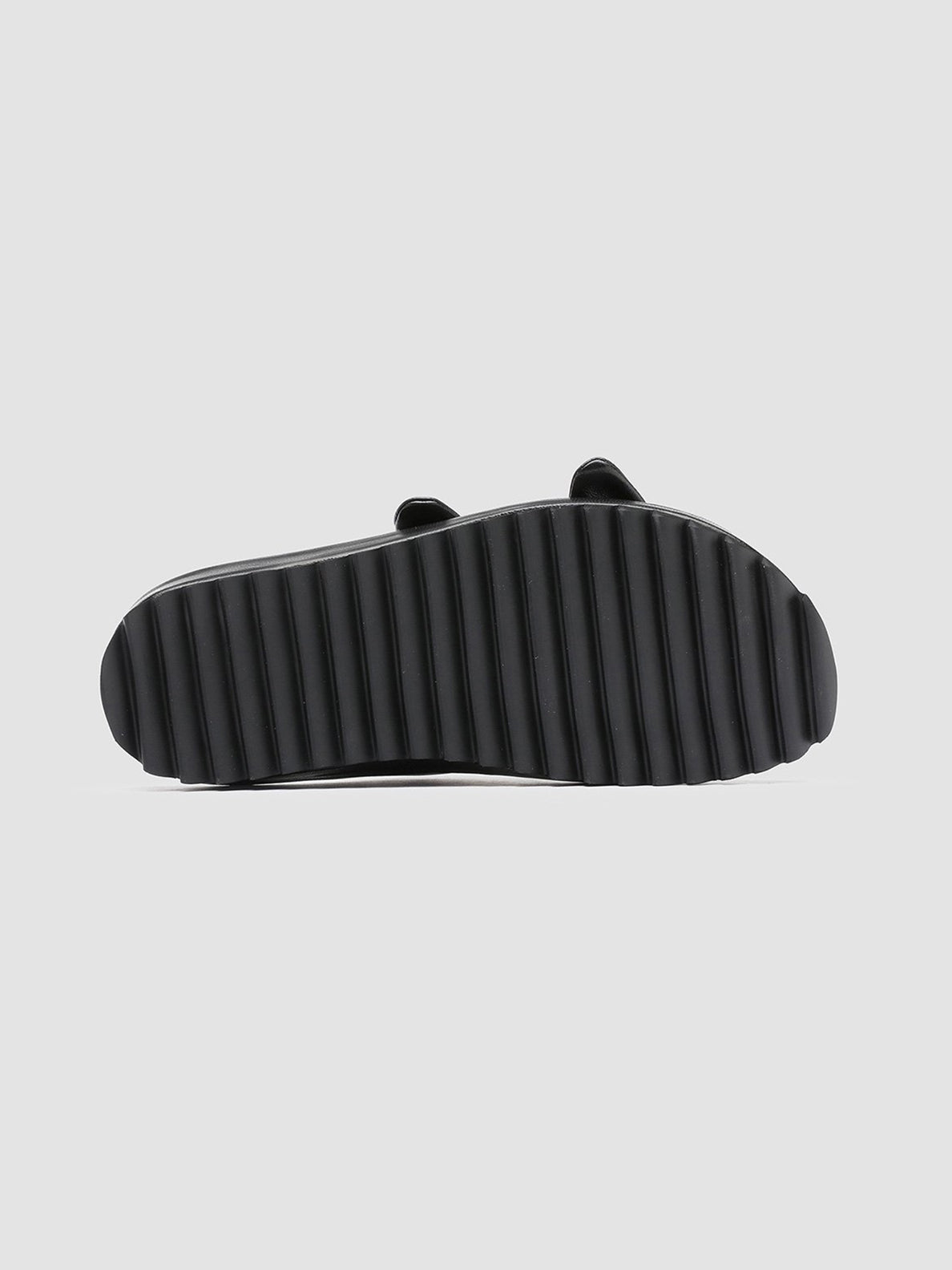 Officine Creative PELAGIE 010 Sandali in Pelle Intrecciata Nera Shopping Online