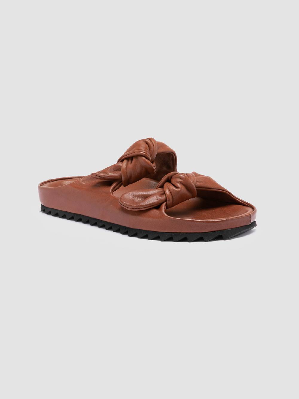 Officine Creative PELAGIE 010 Sandali in Pelle Marrone Qualità