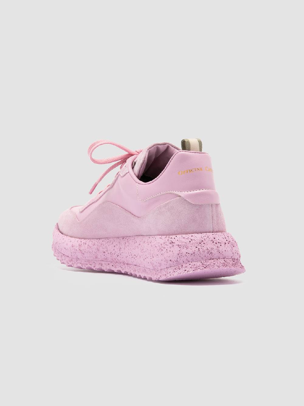 Officine Creative RACE RUBREX 101 Sneakers Basse in Pelle e Camoscio Rosa Sottocosto