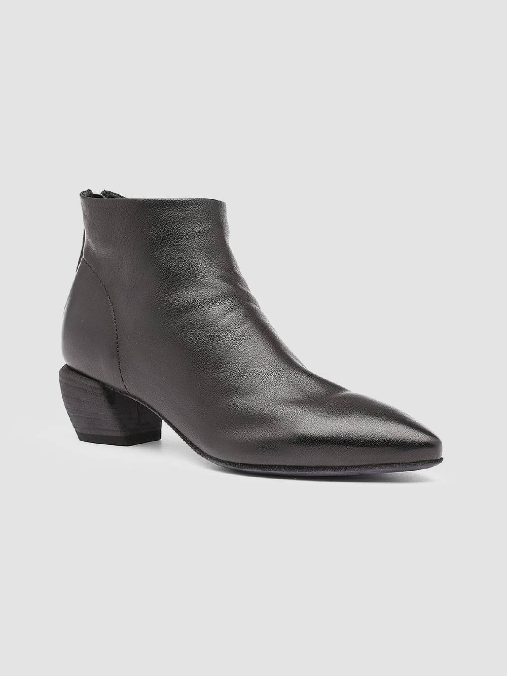 Officine Creative SALLY 001 Stivaletti in Pelle Nera Soddisfazione Garantita